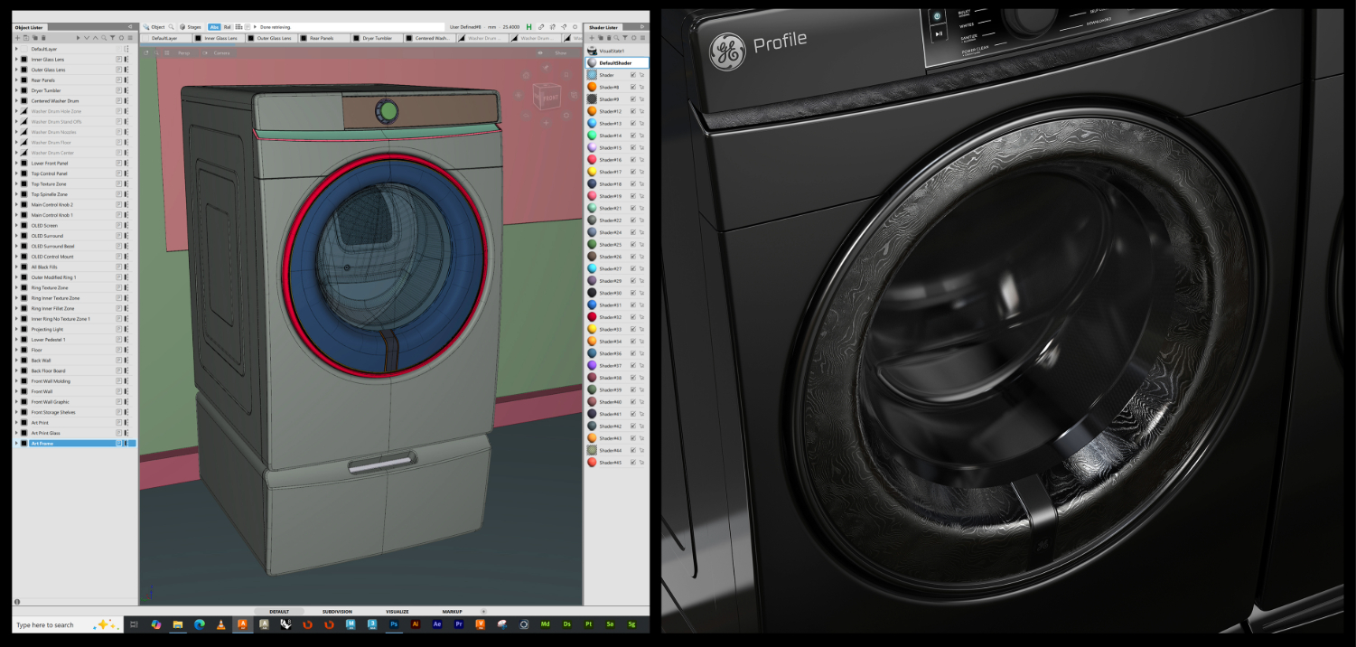 Plastic Plate GE Concept Washer_Dryer Build 1 Plastic Plate GE Concept Washer_Dryer Build 1
